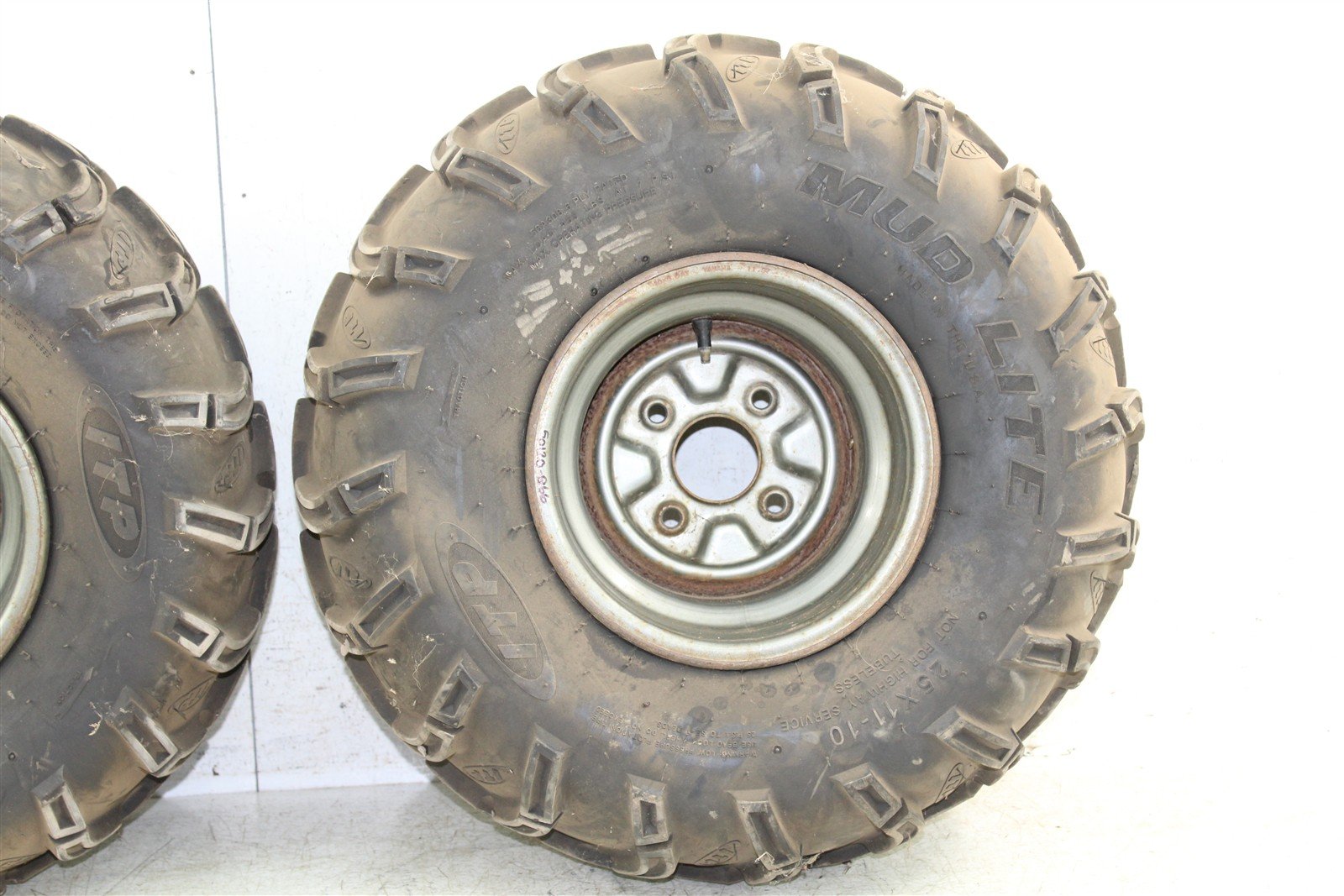 1998 Yamaha Grizzly 600 4x4 Rear Wheel Set Rims 50120