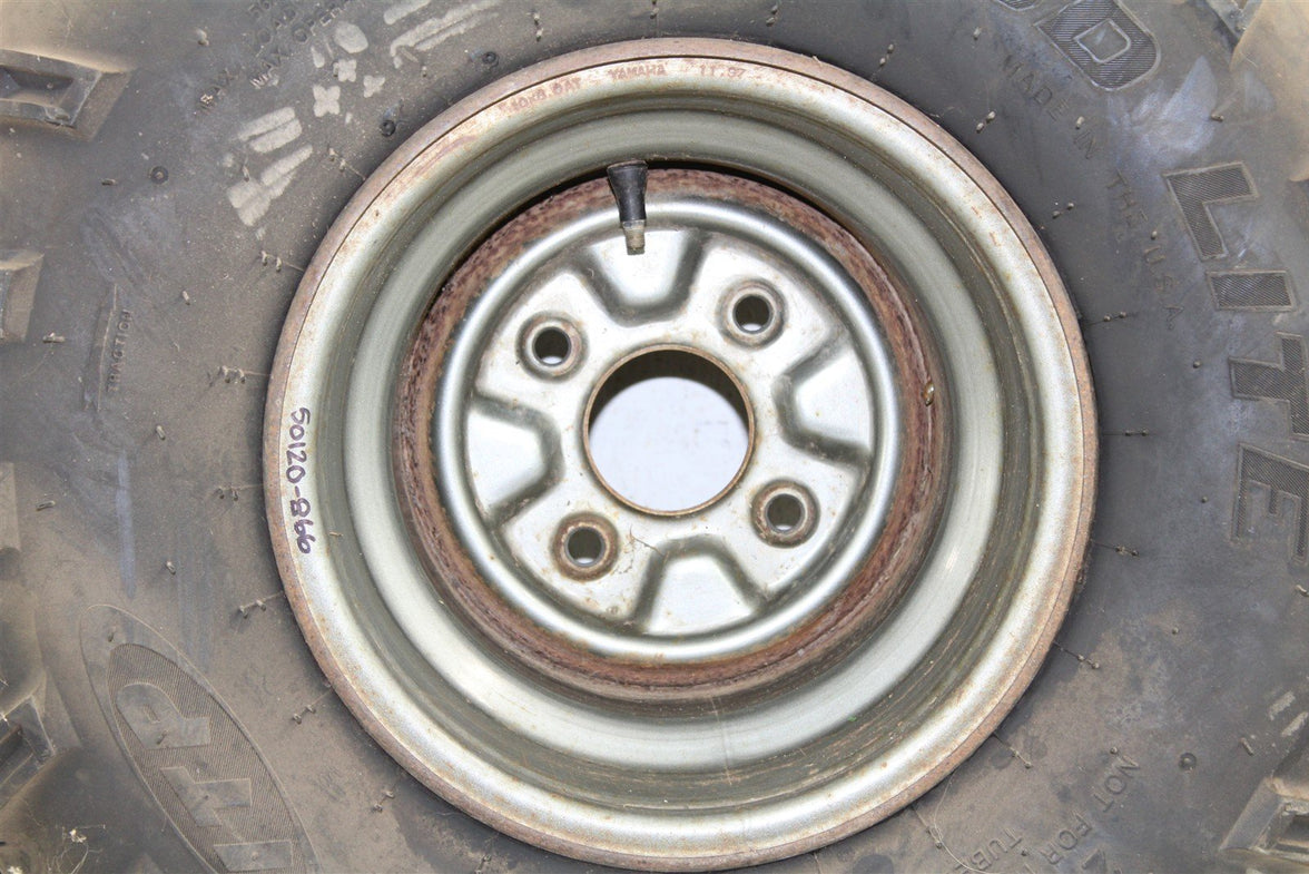 1998 Yamaha Grizzly 600 4x4 Rear Wheel Set Rims 50120