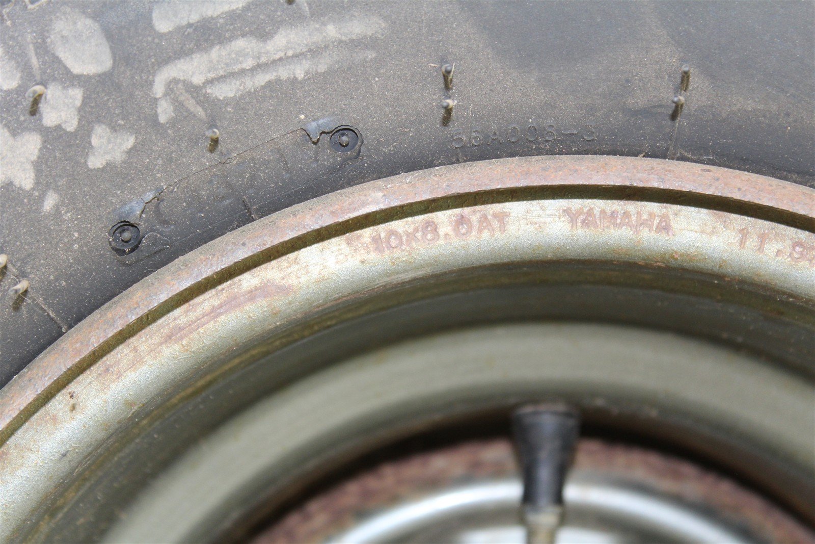 1998 Yamaha Grizzly 600 4x4 Rear Wheel Set Rims 50120