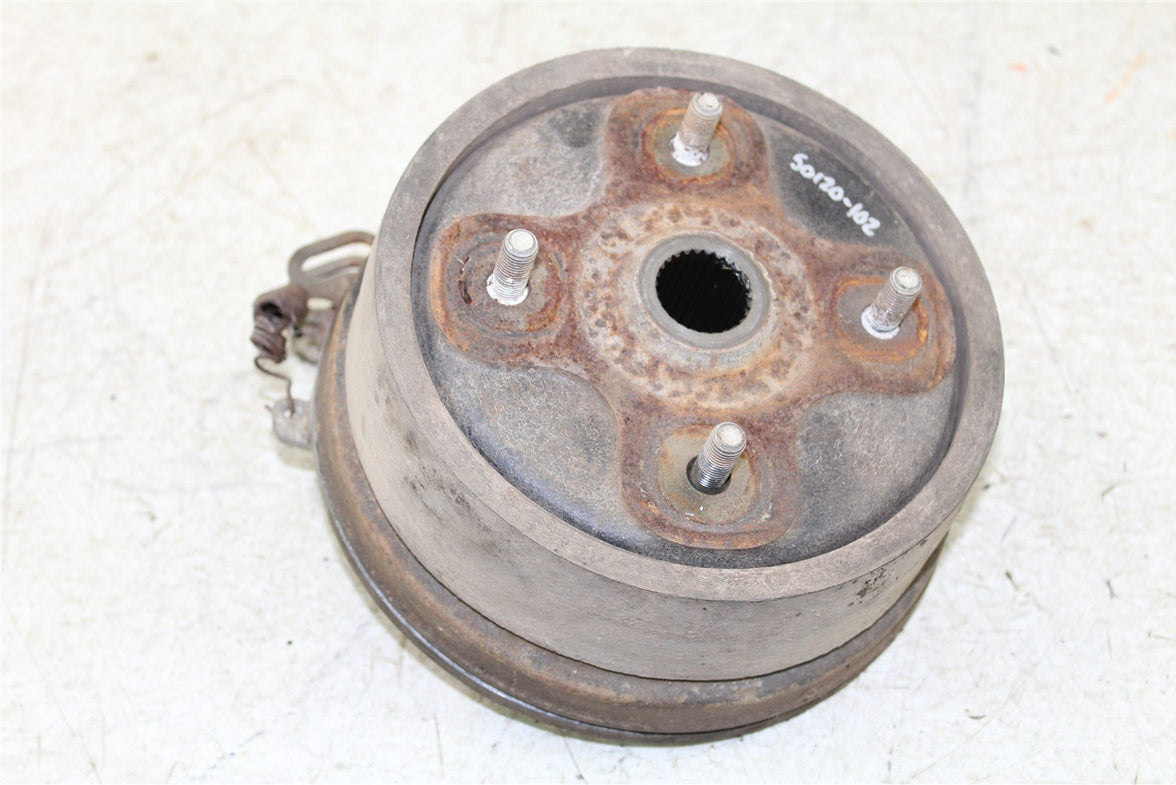 1998 Yamaha Grizzly 600 4x4 Rear Brake Drum Backing Plate Panel Hub 50120
