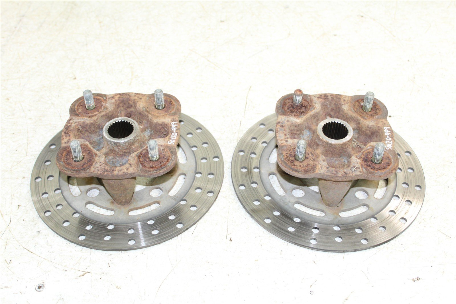 1998 Yamaha Grizzly 600 4x4 Front Hubs Brake Rotors 50120