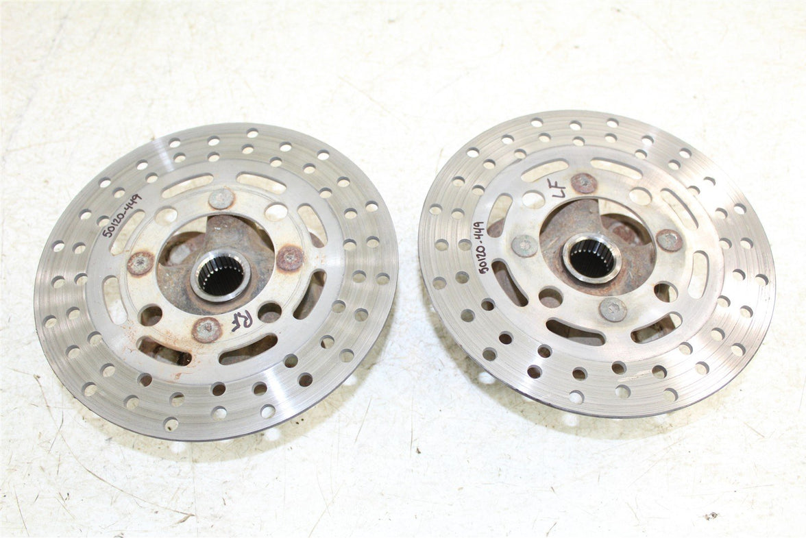 1998 Yamaha Grizzly 600 4x4 Front Hubs Brake Rotors 50120