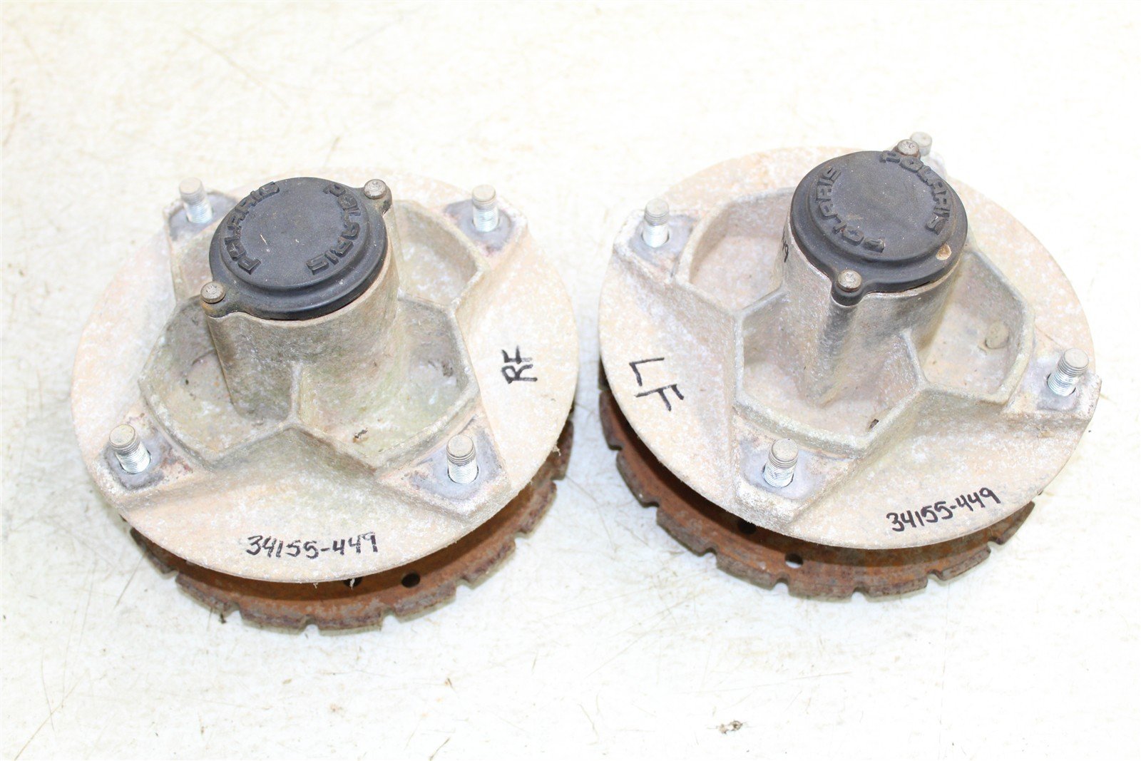 2001 Polaris Magnum 325 2x4 Front Hubs Brake Rotors 34155