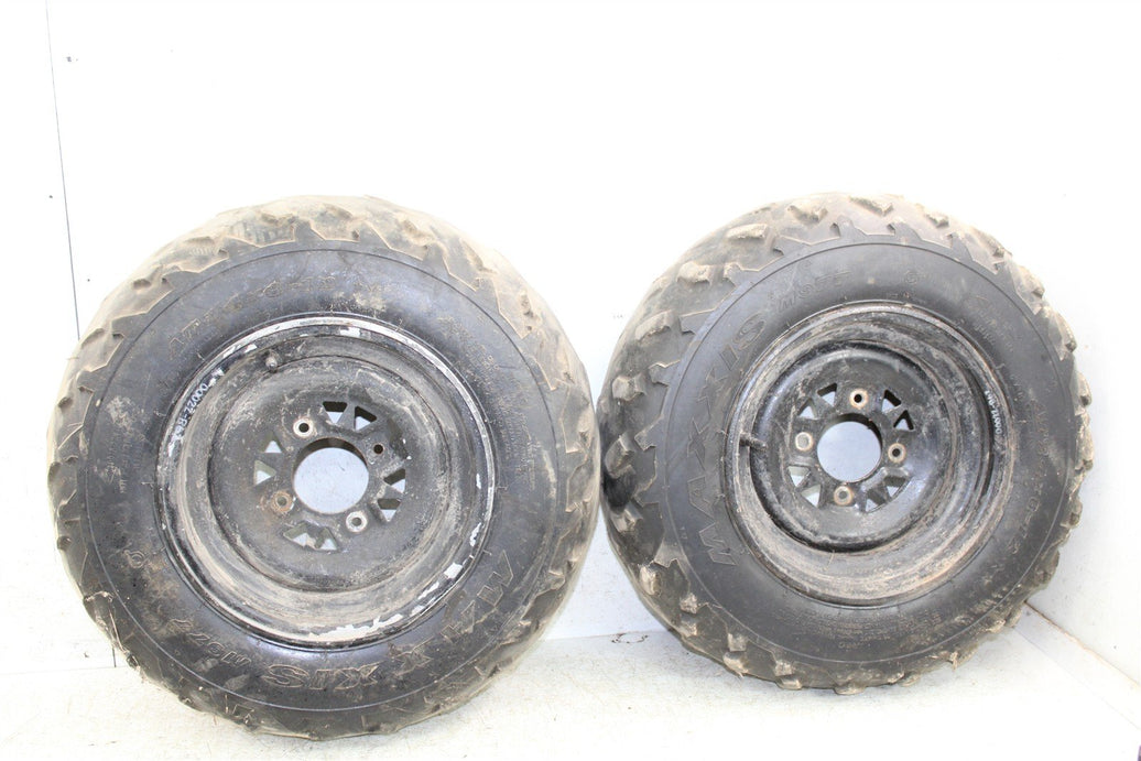 2001 Arctic Cat 500 Manual 4x4 Front Wheel Set Rims 00022