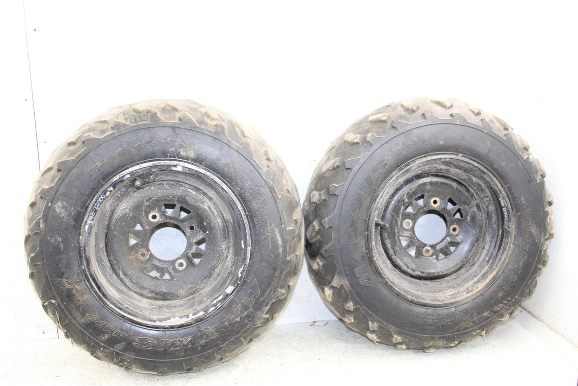 2001 Arctic Cat 500 Manual 4x4 Front Wheel Set Rims 00022