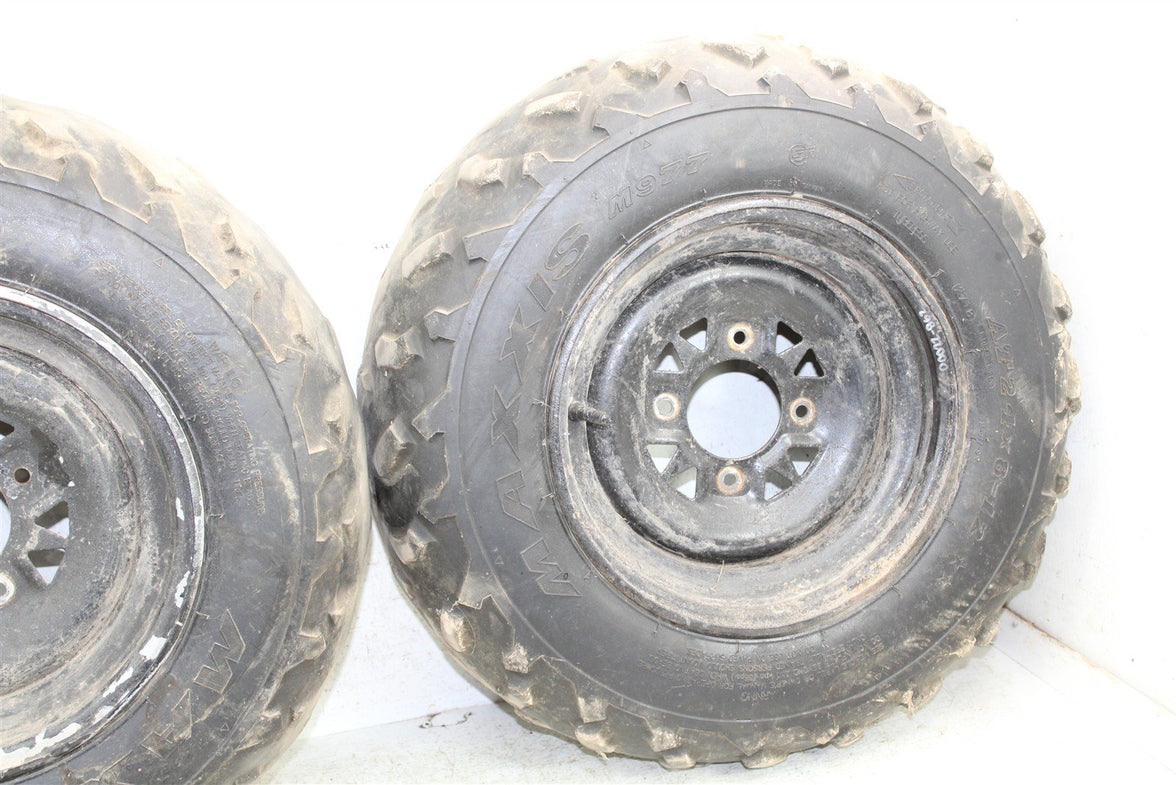 2001 Arctic Cat 500 Manual 4x4 Front Wheel Set Rims 00022