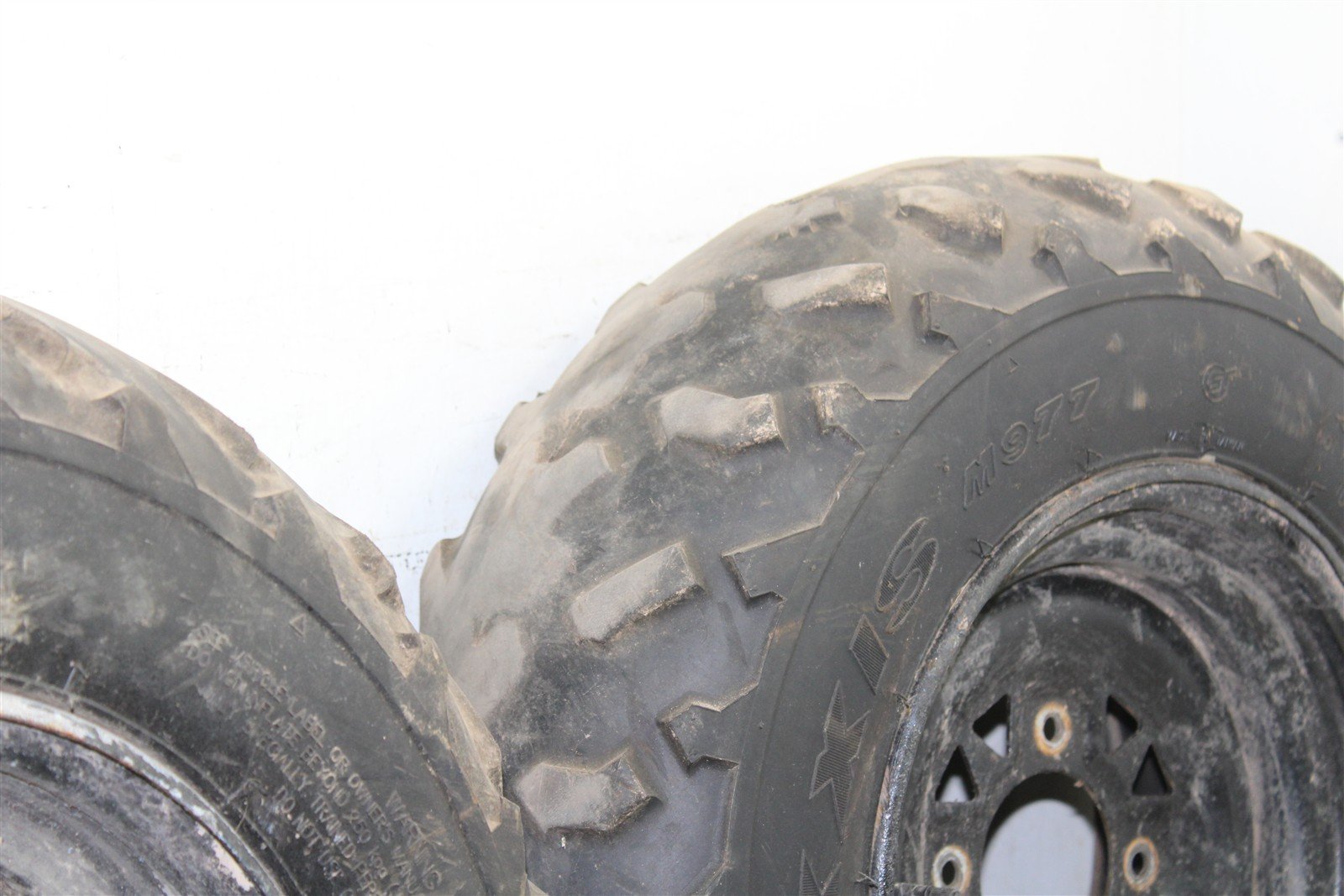 2001 Arctic Cat 500 Manual 4x4 Front Wheel Set Rims 00022