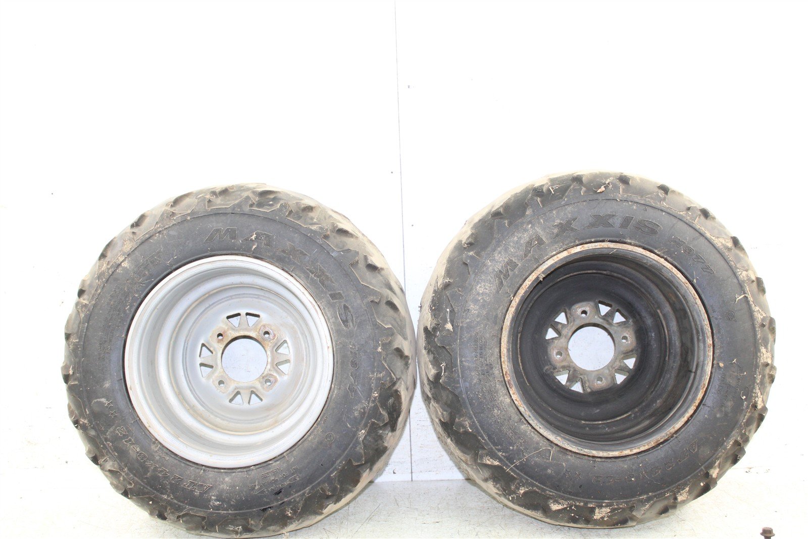 2001 Arctic Cat 500 Manual 4x4 Front Wheel Set Rims 00022