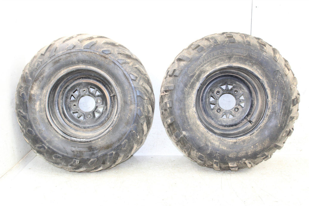 2001 Arctic Cat 500 Manual 4x4 Rear Wheel Set Rims 00022