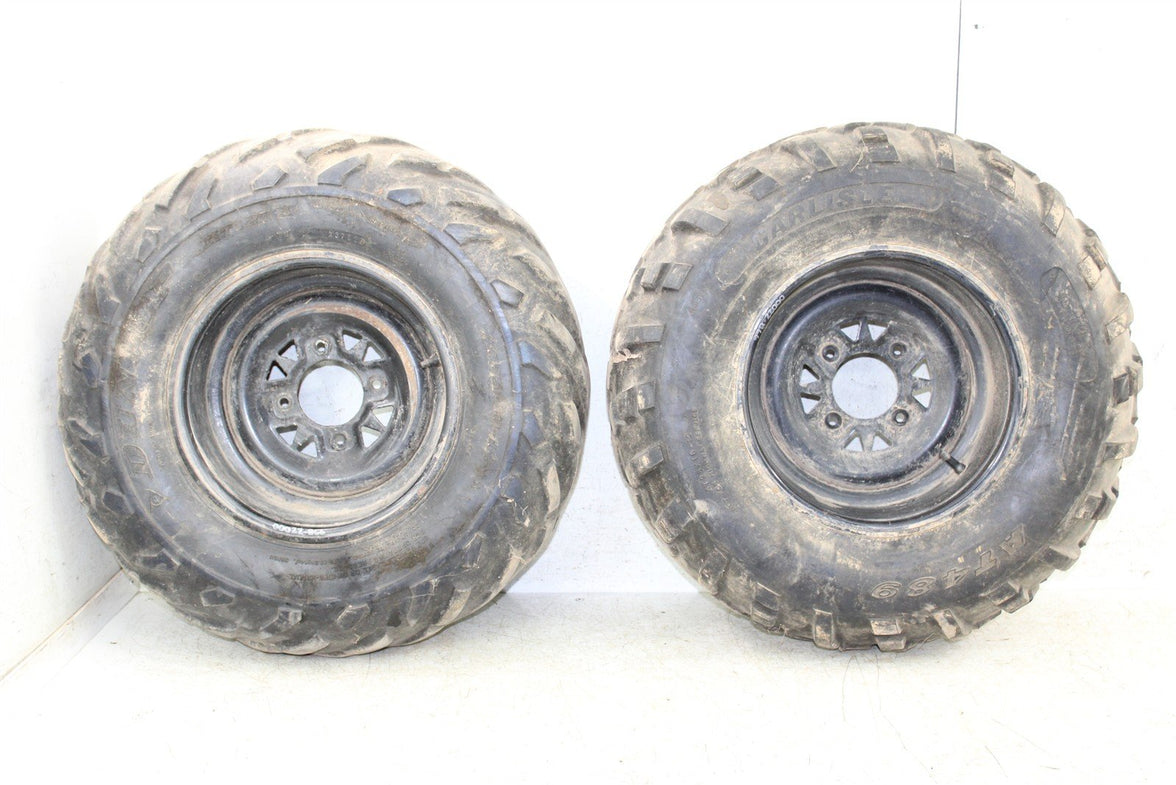 2001 Arctic Cat 500 Manual 4x4 Rear Wheel Set Rims 00022