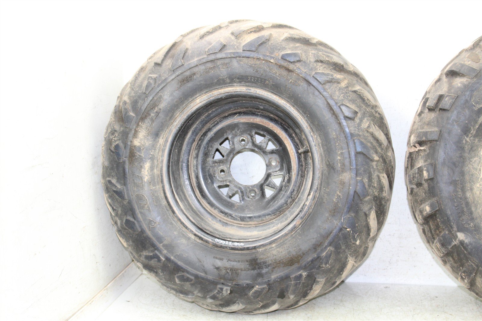 2001 Arctic Cat 500 Manual 4x4 Rear Wheel Set Rims 00022