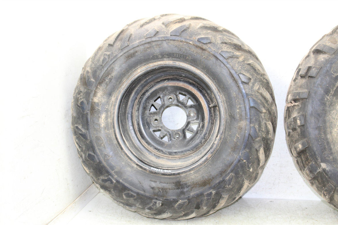2001 Arctic Cat 500 Manual 4x4 Rear Wheel Set Rims 00022