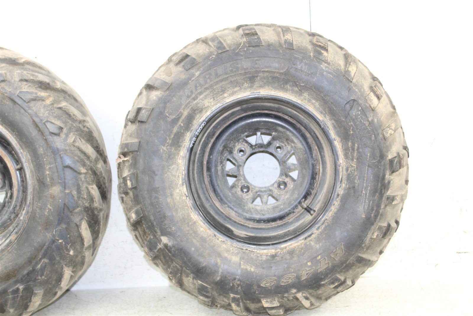 2001 Arctic Cat 500 Manual 4x4 Rear Wheel Set Rims 00022