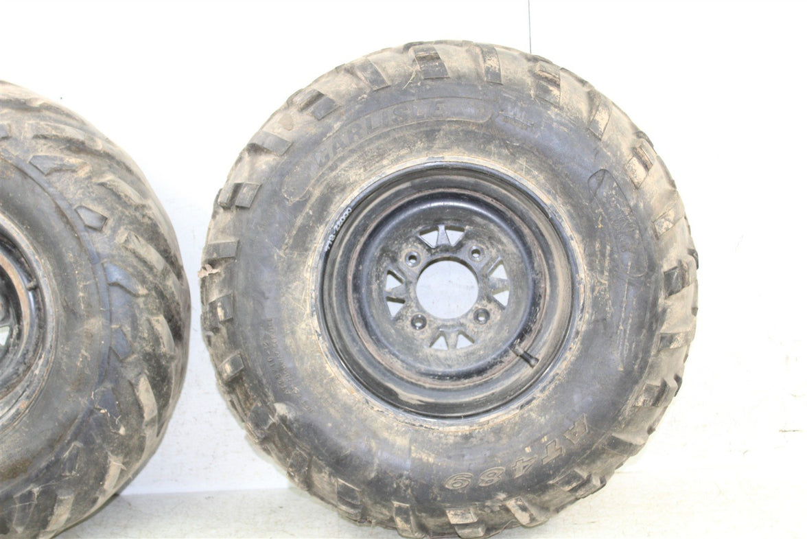 2001 Arctic Cat 500 Manual 4x4 Rear Wheel Set Rims 00022