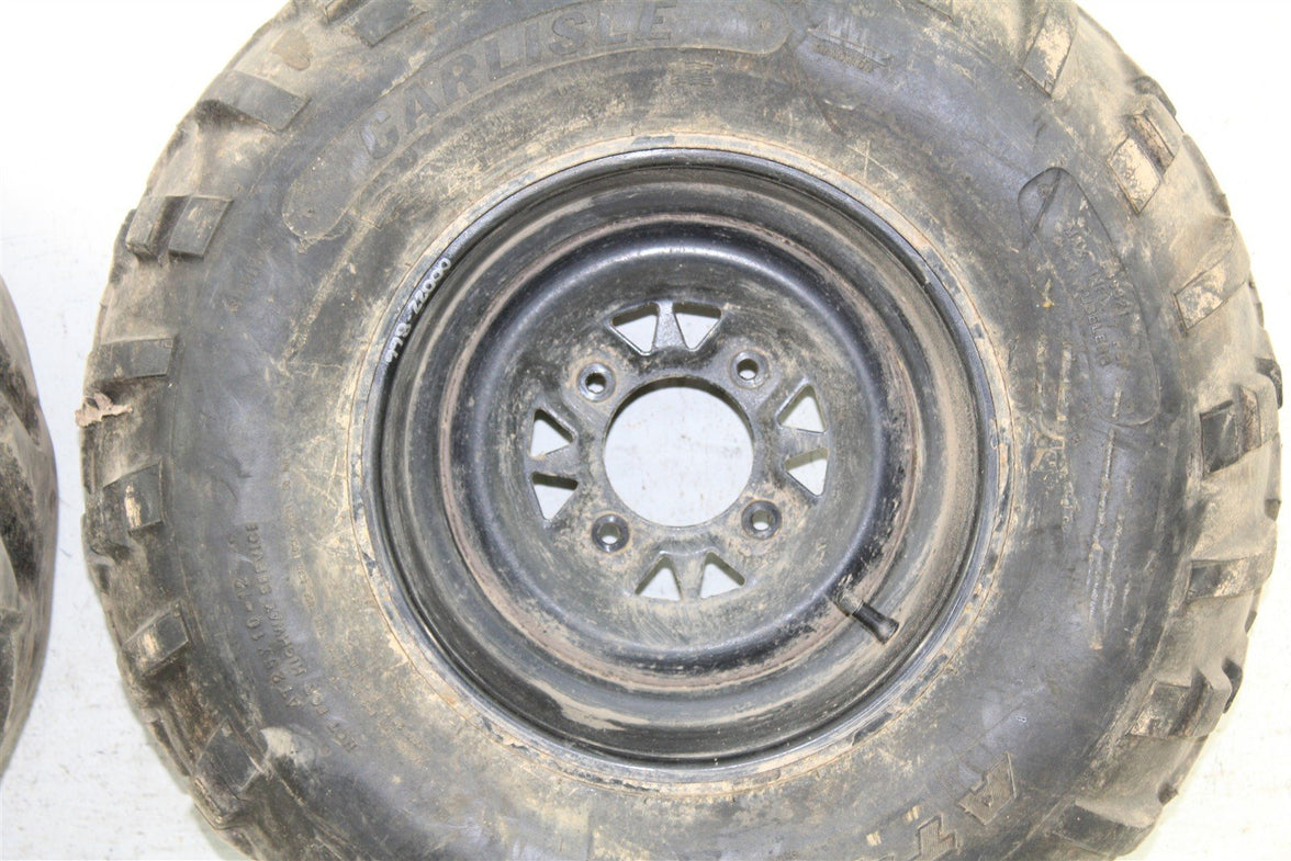 2001 Arctic Cat 500 Manual 4x4 Rear Wheel Set Rims 00022