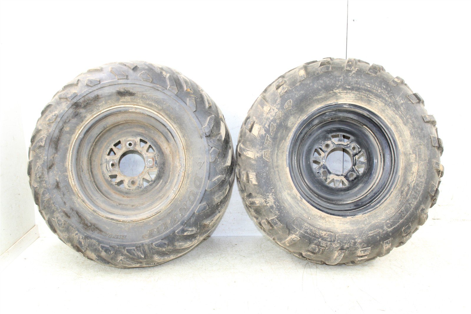2001 Arctic Cat 500 Manual 4x4 Rear Wheel Set Rims 00022