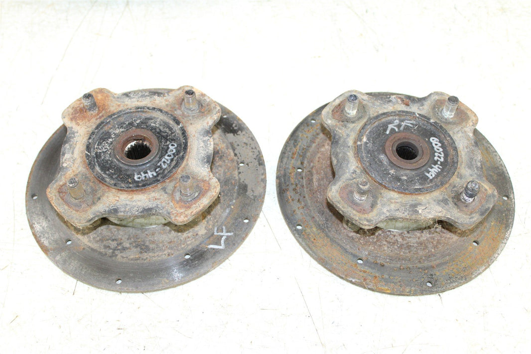 2001 Arctic Cat 500 Manual 4x4 Front Hubs Brake Rotors 00022