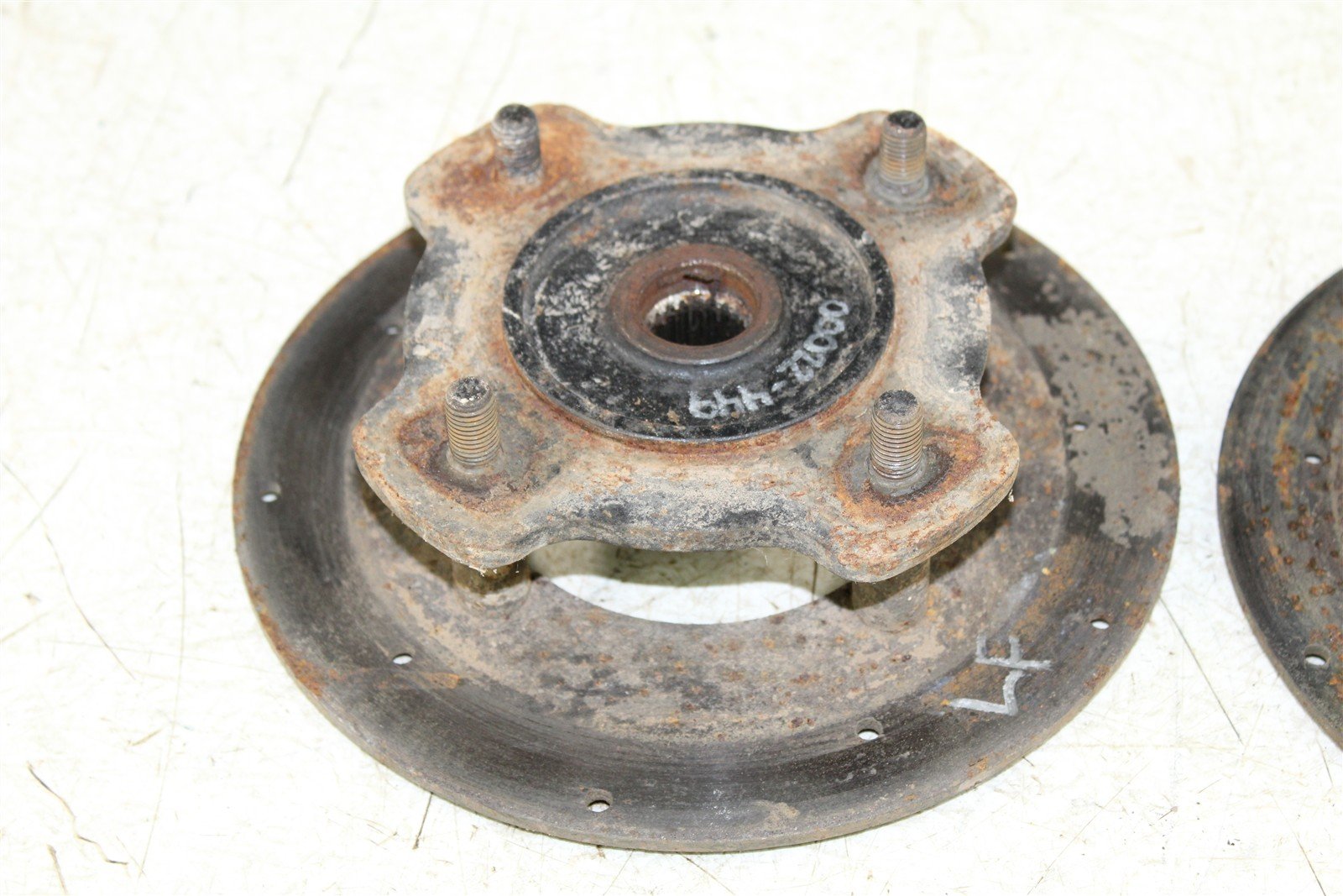 2001 Arctic Cat 500 Manual 4x4 Front Hubs Brake Rotors 00022