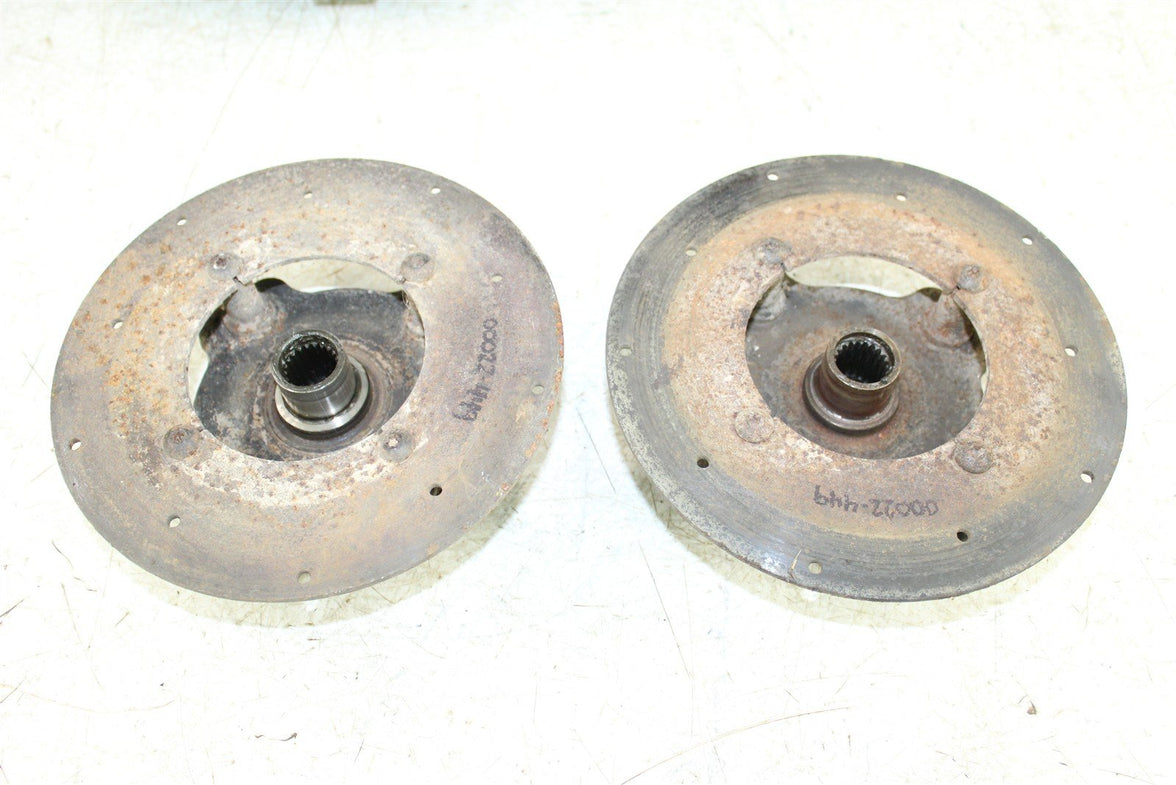 2001 Arctic Cat 500 Manual 4x4 Front Hubs Brake Rotors 00022
