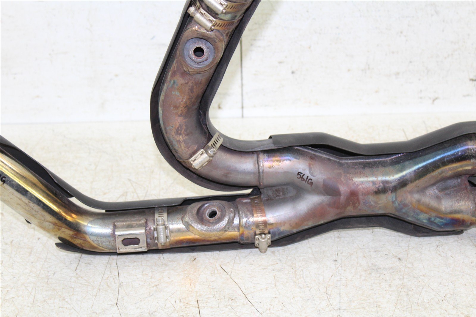 2013 Harley Davidson Touring Vance & Hines Power Duals Exhaust Head Pipes 561G