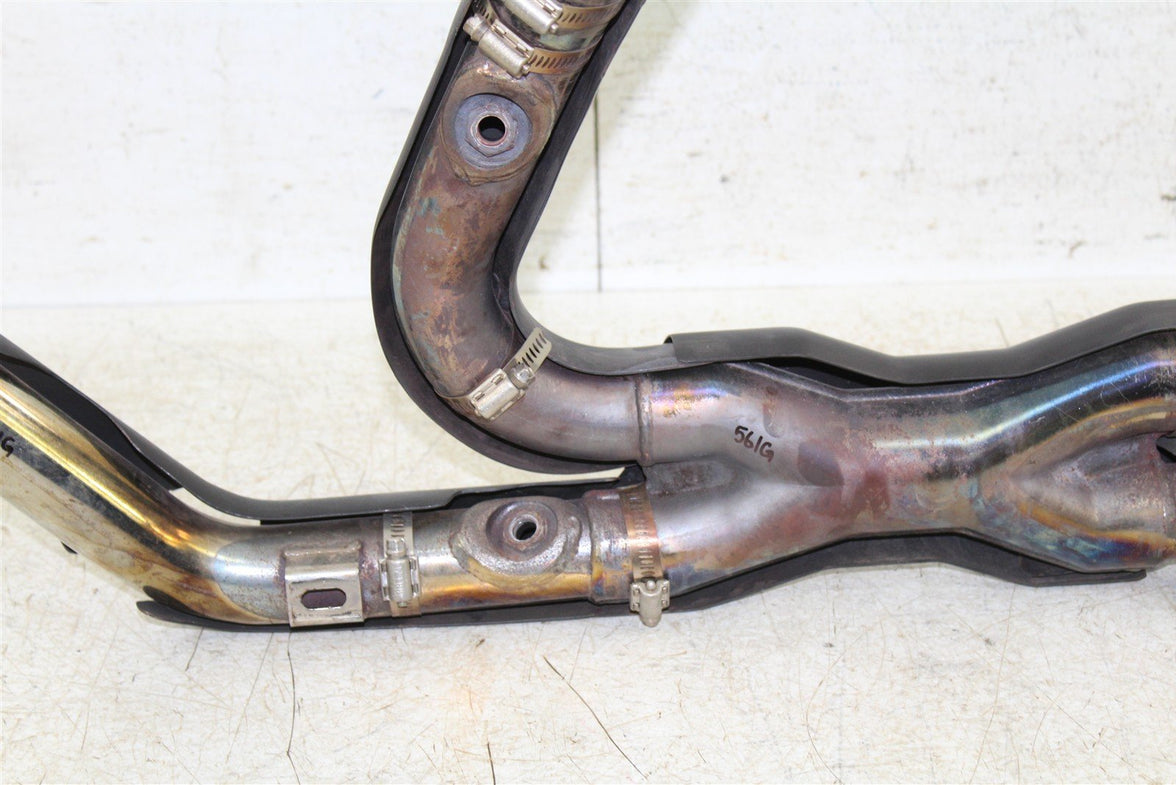 2013 Harley Davidson Touring Vance & Hines Power Duals Exhaust Head Pipes 561G