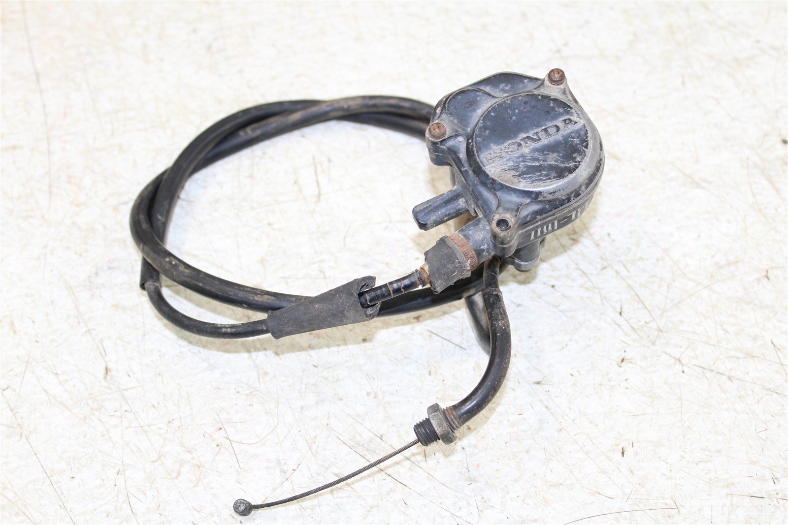 1987 Honda Fourtrax 350D Throttle Lever Housing w/ Cable 11111