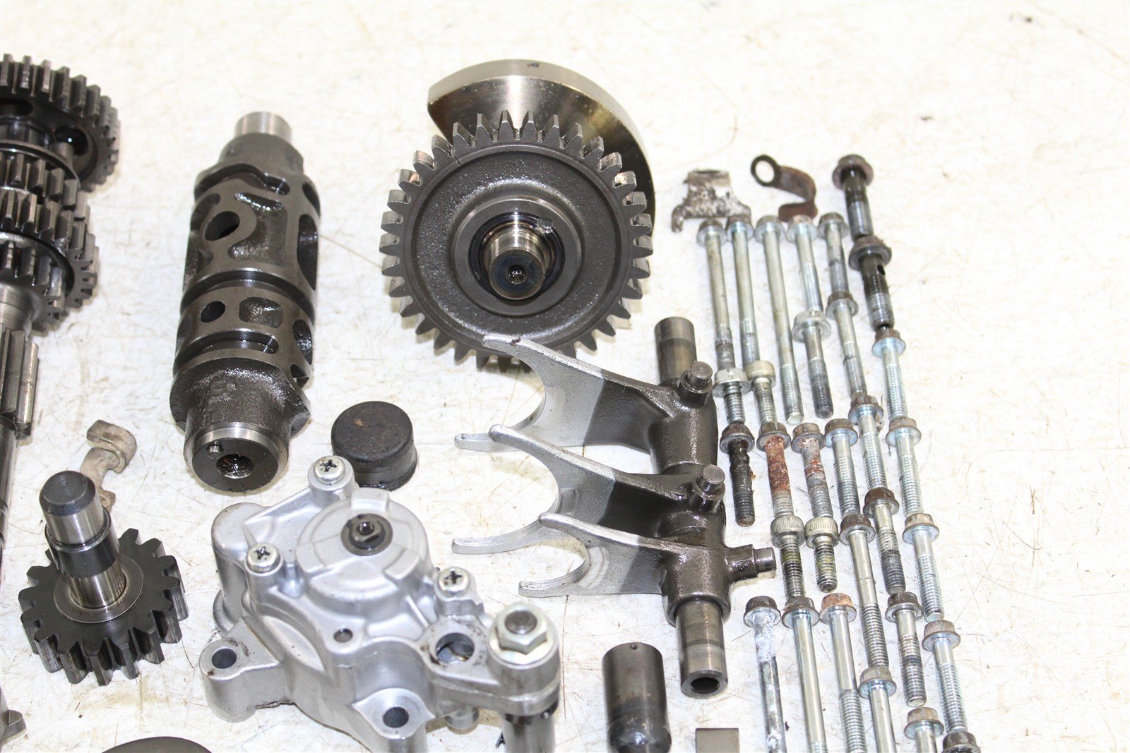 1987 Honda Fourtrax 350D Transmission Gears Shift Shaft Forks Drum 11111