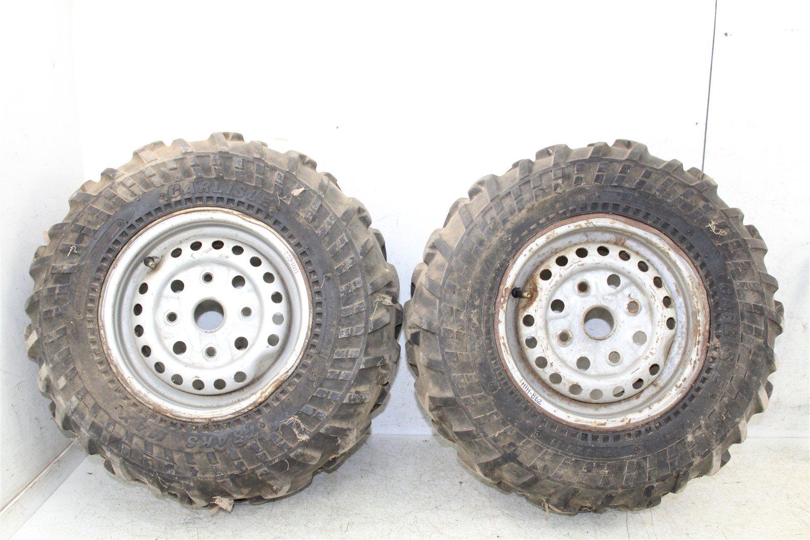 1987 Honda Fourtrax 350D Front Wheel Set Rims 11111