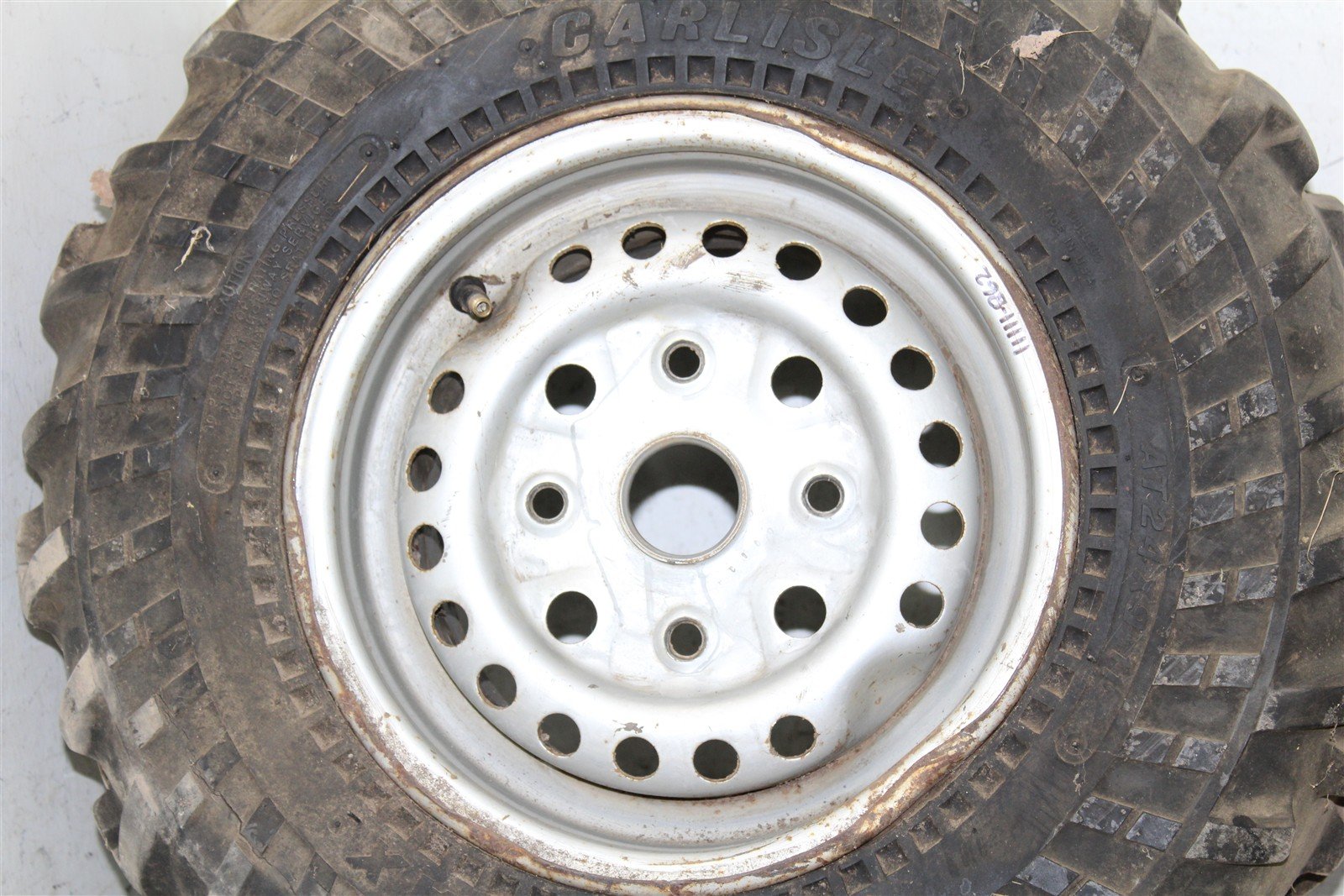 1987 Honda Fourtrax 350D Front Wheel Set Rims 11111