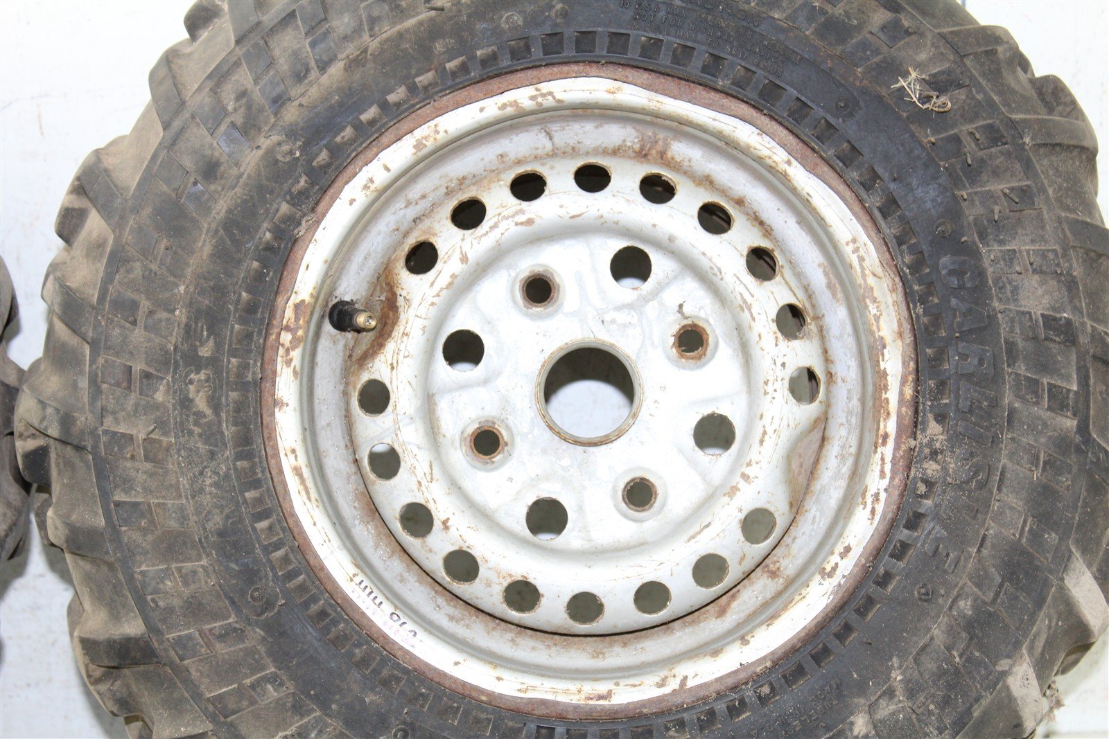 1987 Honda Fourtrax 350D Front Wheel Set Rims 11111