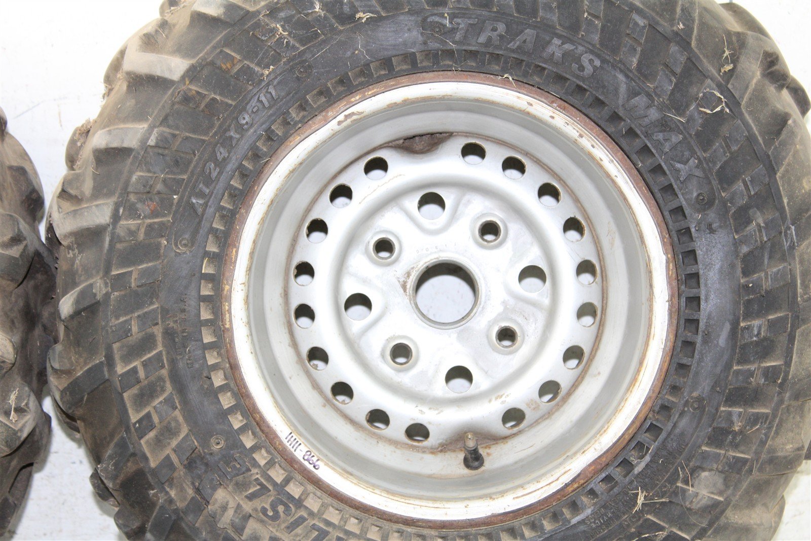 1987 Honda Fourtrax 350D Rear Wheel Set Rims 11111