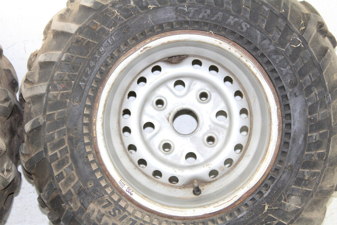 1987 Honda Fourtrax 350D Rear Wheel Set Rims 11111