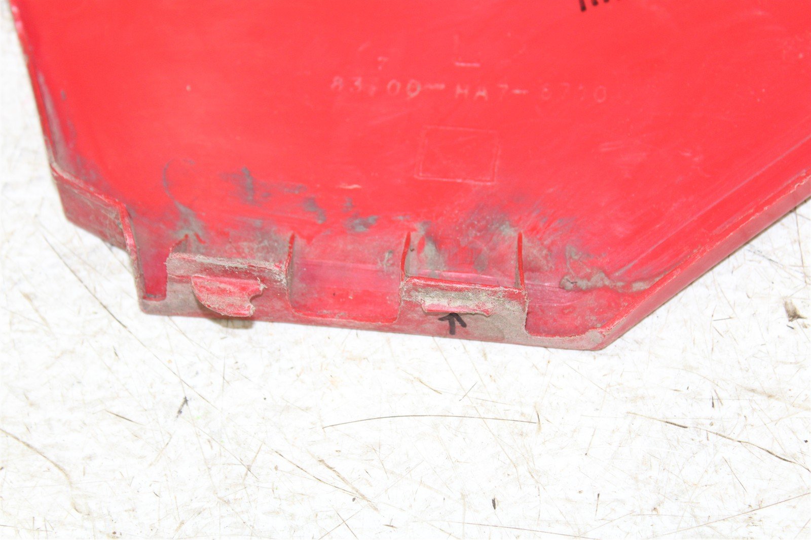 1987 Honda Fourtrax 350D Plastic Kicker Cover Left Side Panel 11111