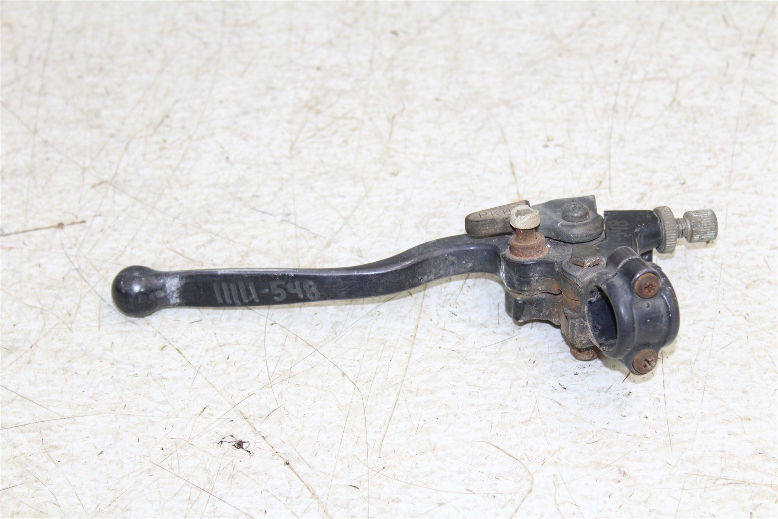 1987 Honda Fourtrax 350D Parking Brake Lever w/ Perch Mount 11111