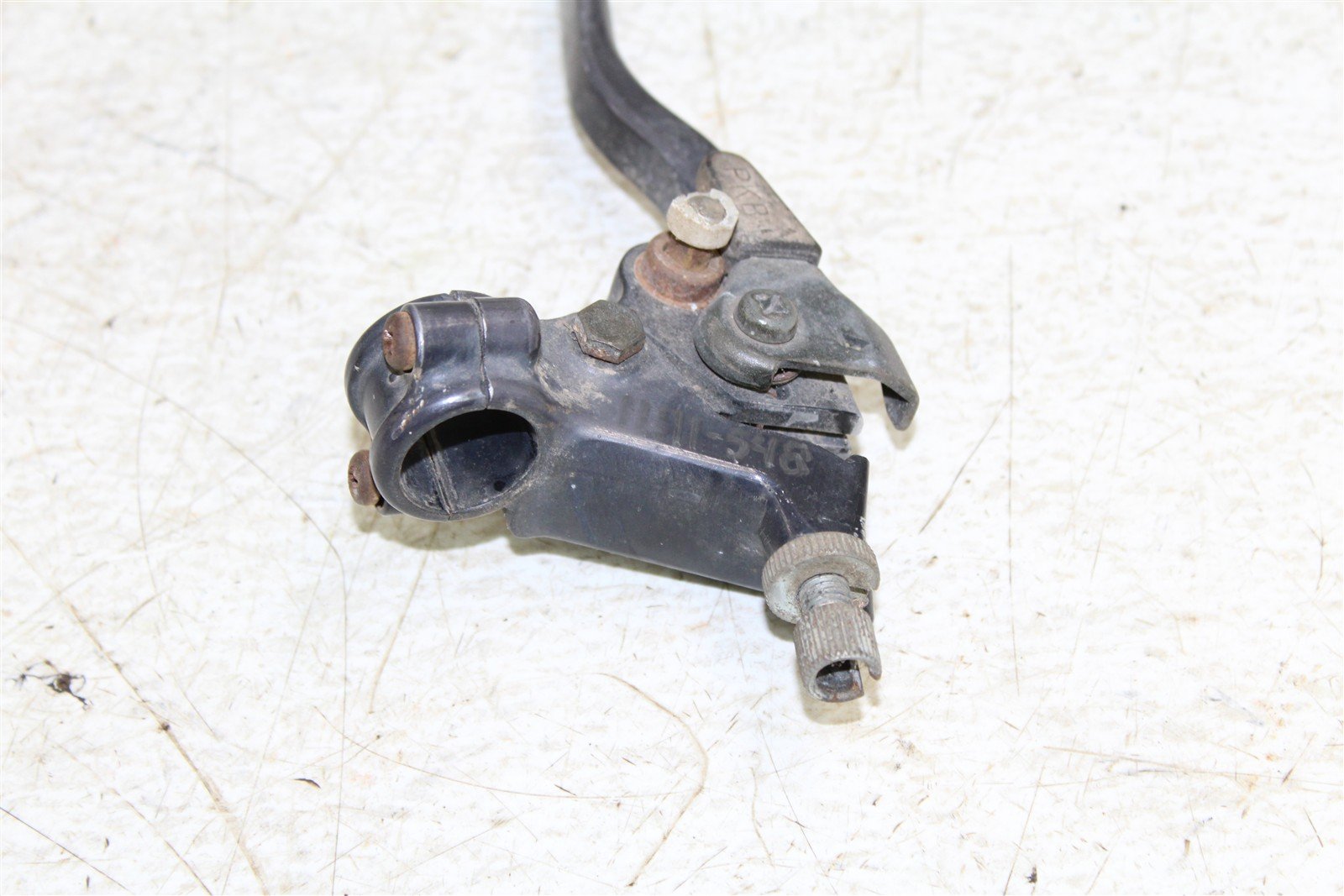 1987 Honda Fourtrax 350D Parking Brake Lever w/ Perch Mount 11111