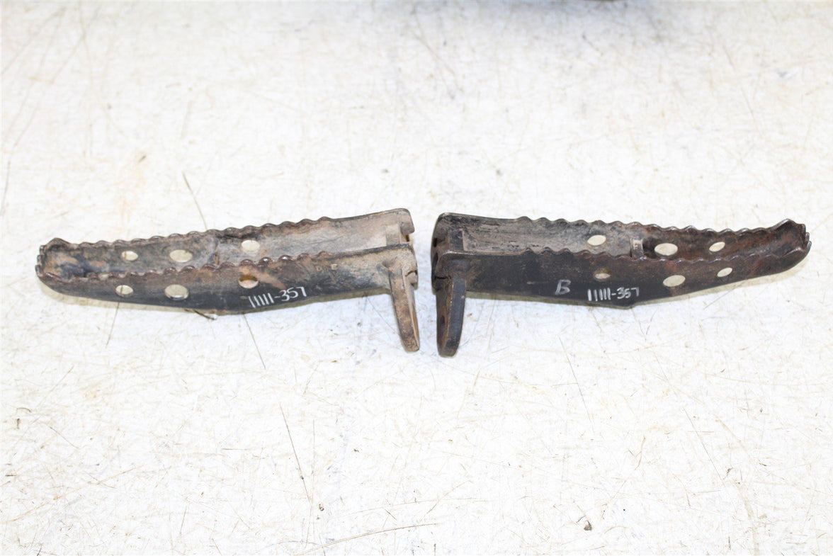 1987 Honda Fourtrax 350D Foot Pegs Rests Set Left Right 11111