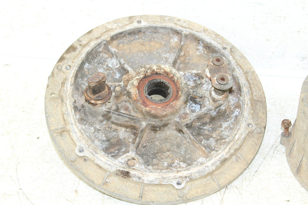 1987 Honda Fourtrax 350D Rear Brake Drum Backing Plate Panel w/ Cover 11111