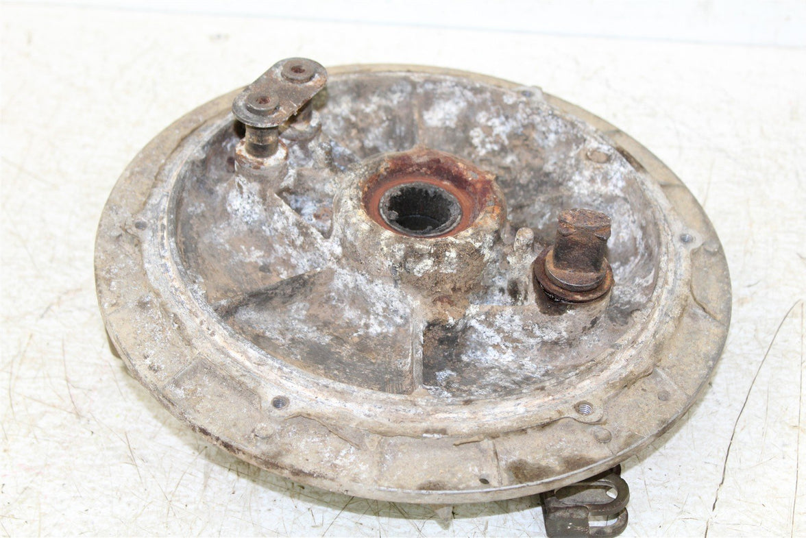 1987 Honda Fourtrax 350D Rear Brake Drum Backing Plate Panel w/ Cover 11111