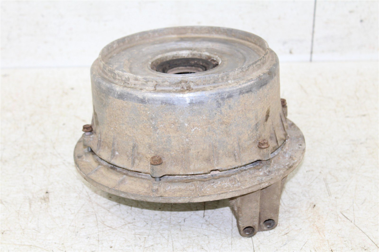 1987 Honda Fourtrax 350D Rear Brake Drum Backing Plate Panel w/ Cover 11111