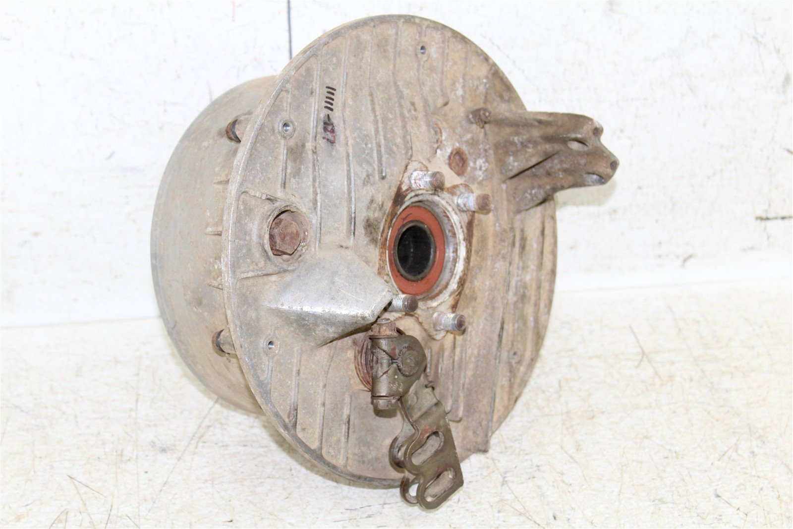 1987 Honda Fourtrax 350D Rear Brake Drum Backing Plate Panel w/ Cover 11111