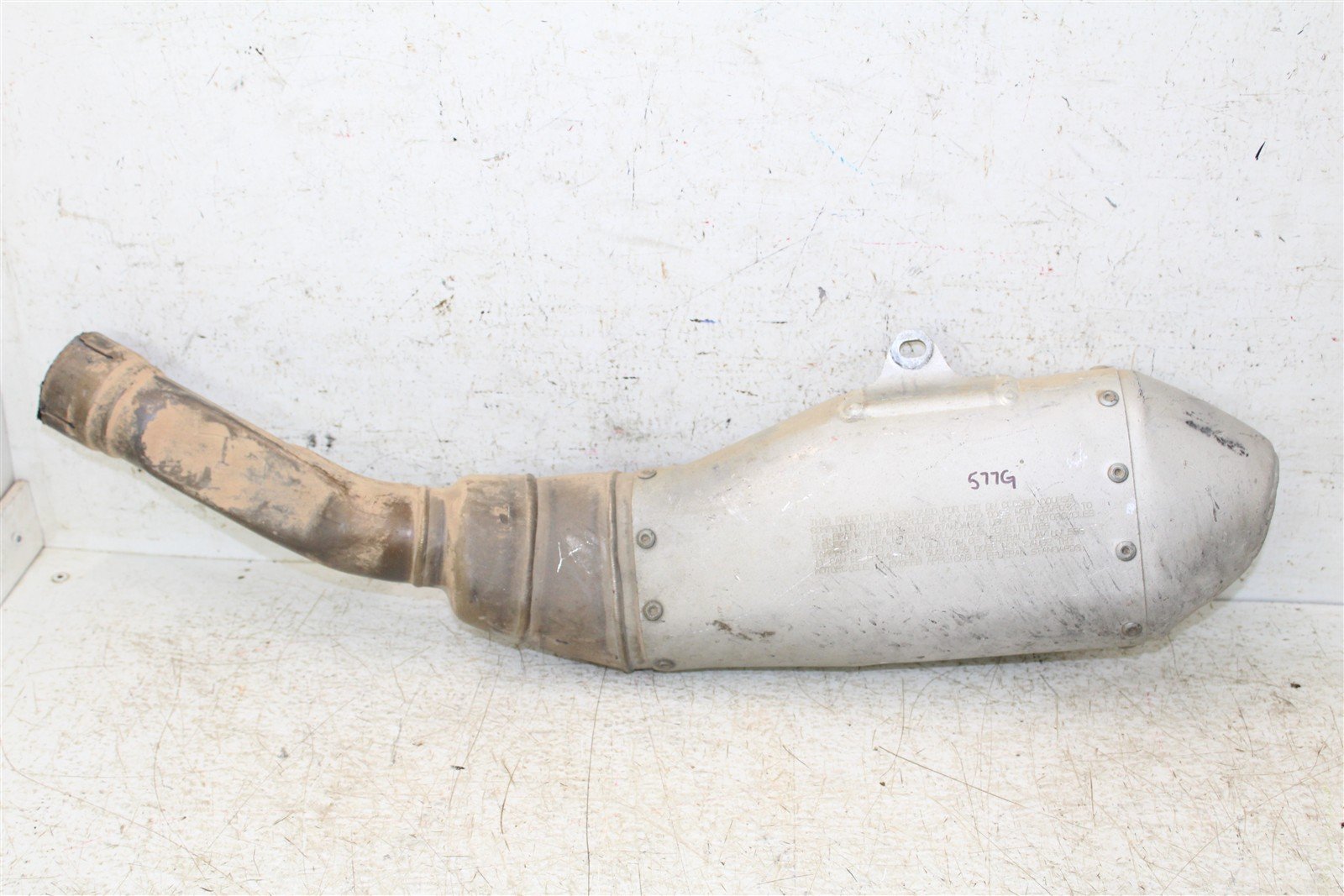2009 Honda CRF 450R Exhaust Silencer Muffler 577G