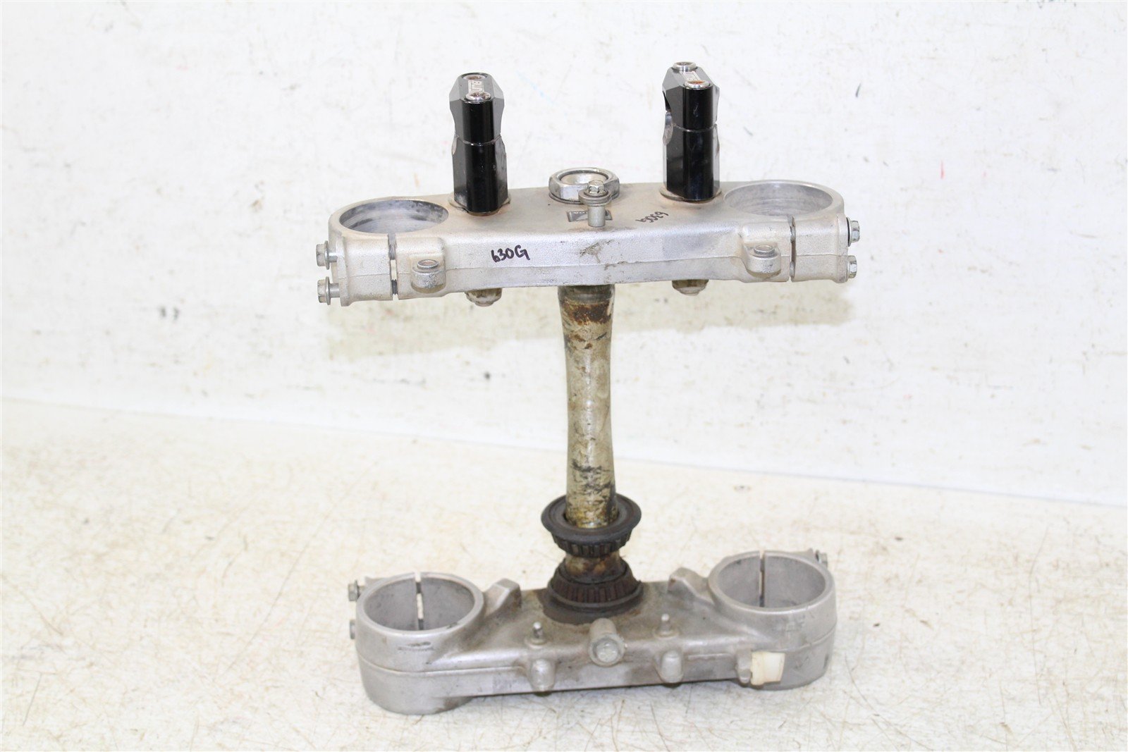2009 Honda CRF 450R Lower Triple Tree Steering Stem 2007 CRF450 Upper Clamp 630G