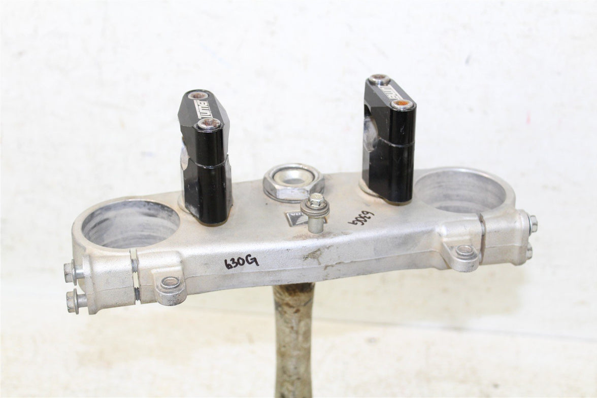2009 Honda CRF 450R Lower Triple Tree Steering Stem 2007 CRF450 Upper Clamp 630G