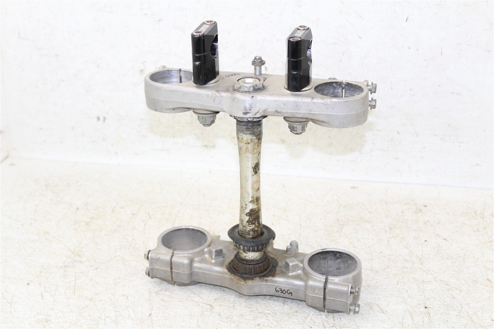 2009 Honda CRF 450R Lower Triple Tree Steering Stem 2007 CRF450 Upper Clamp 630G