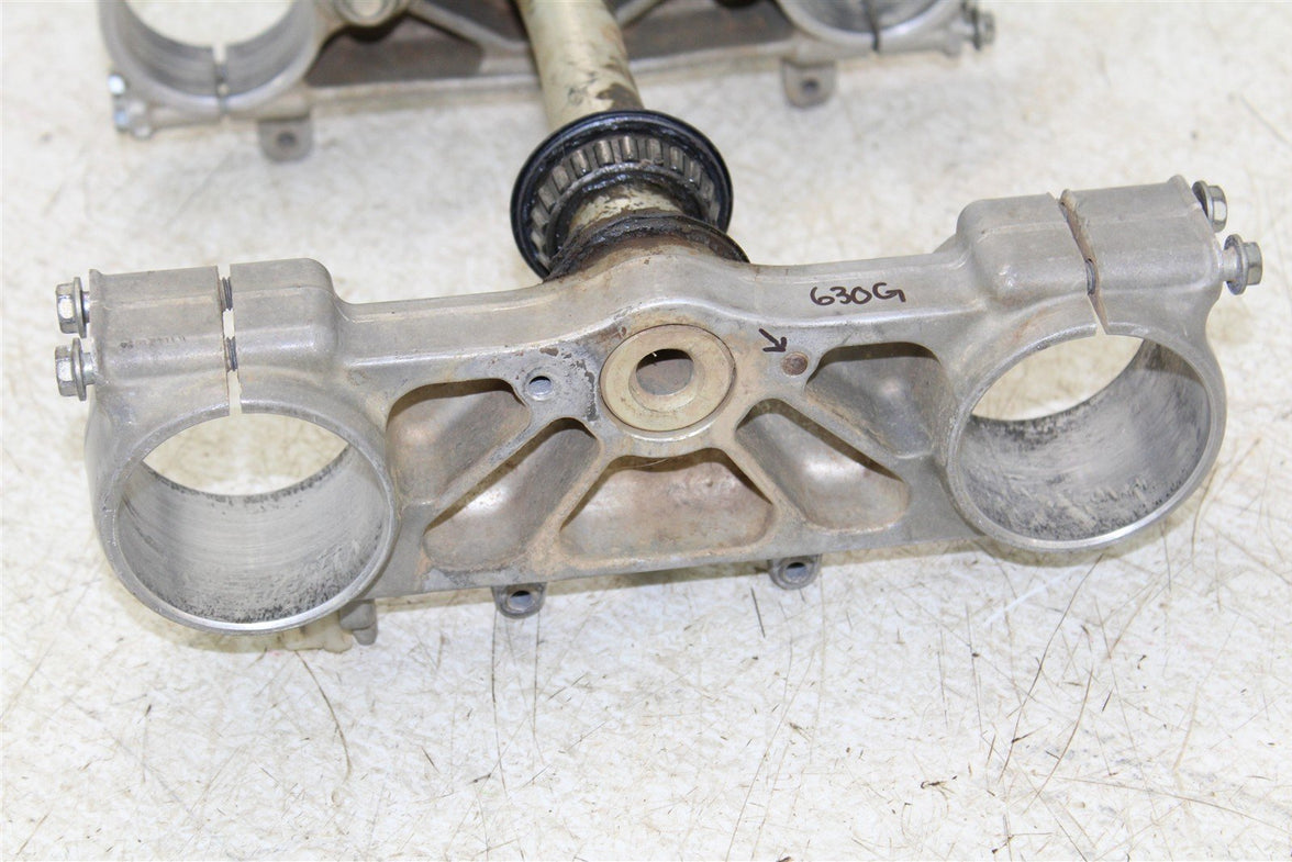 2009 Honda CRF 450R Lower Triple Tree Steering Stem 2007 CRF450 Upper Clamp 630G