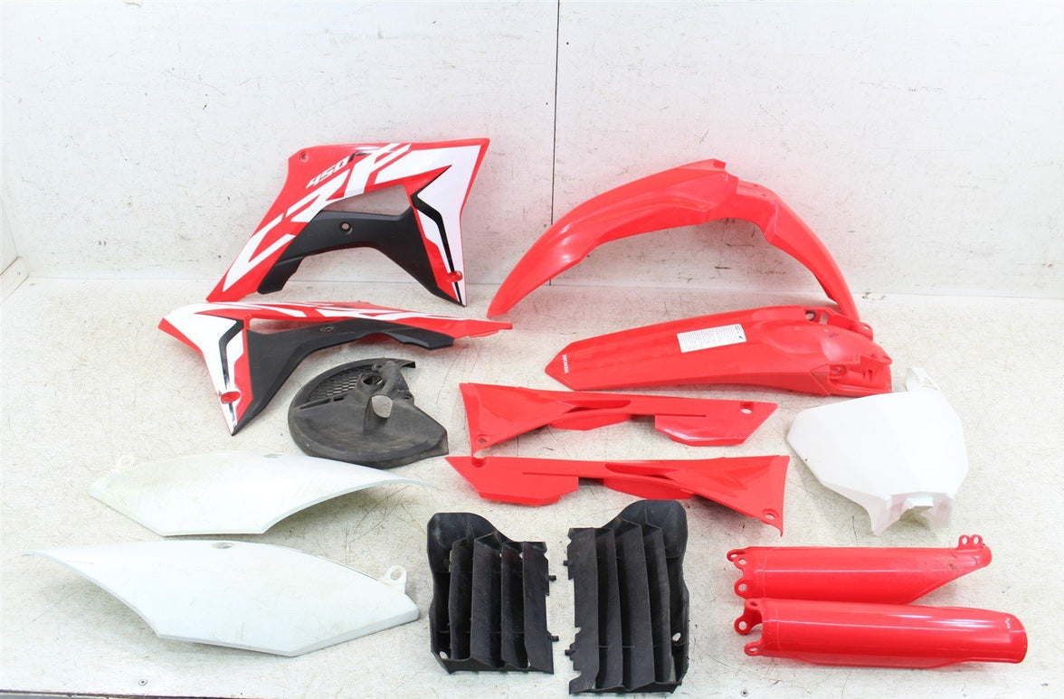 2018 Honda CRF 450R Fender Set Rear Front Number Plates 601G