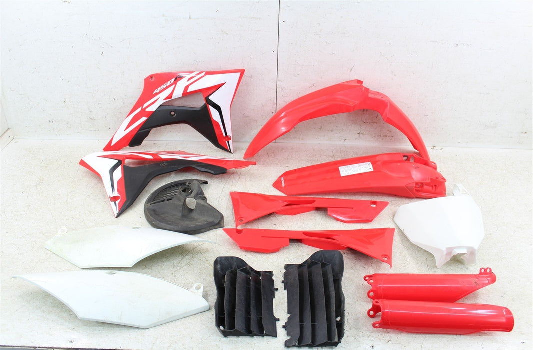 2018 Honda CRF 450R Fender Set Rear Front Number Plates 601G