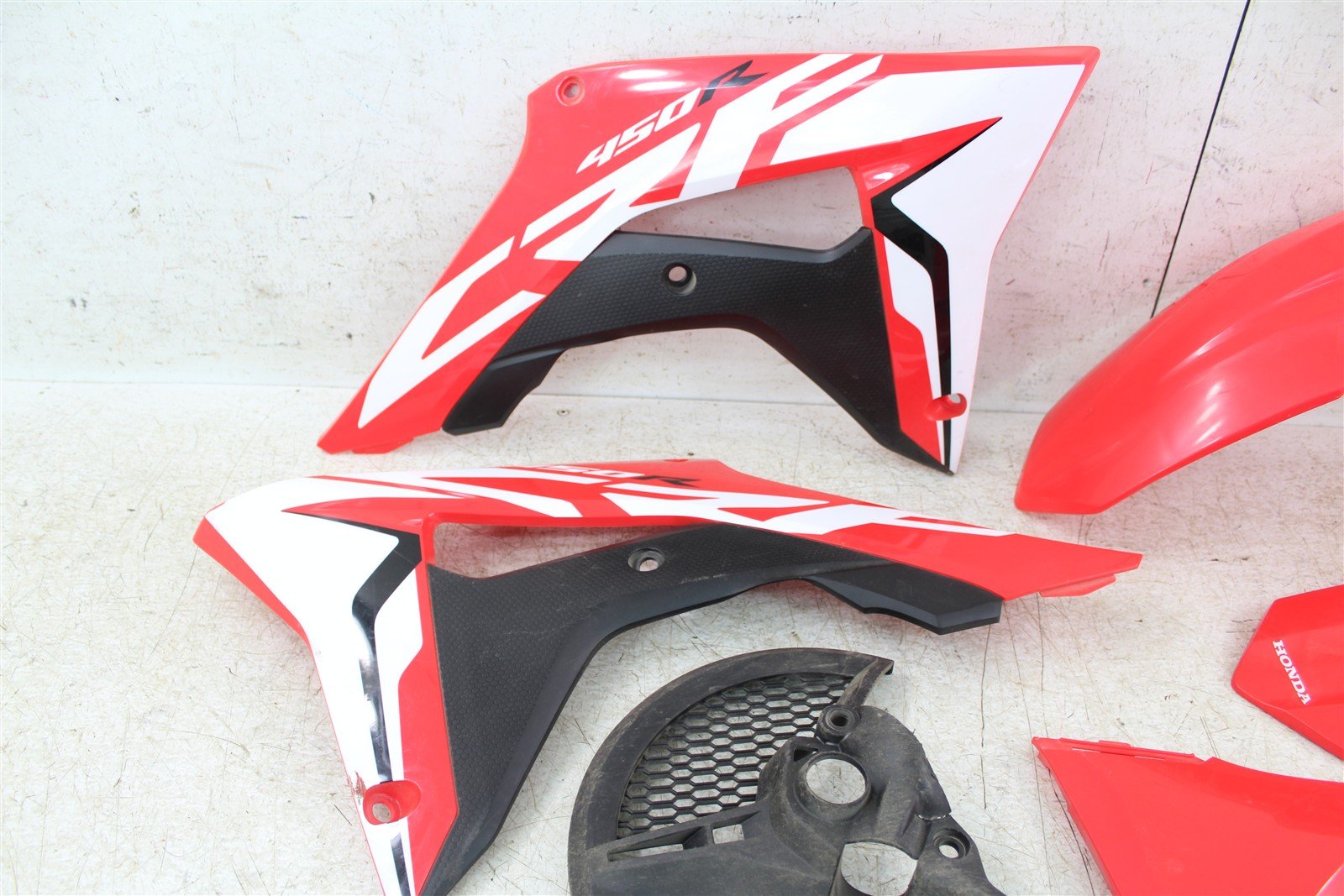 2018 Honda CRF 450R Fender Set Rear Front Number Plates 601G