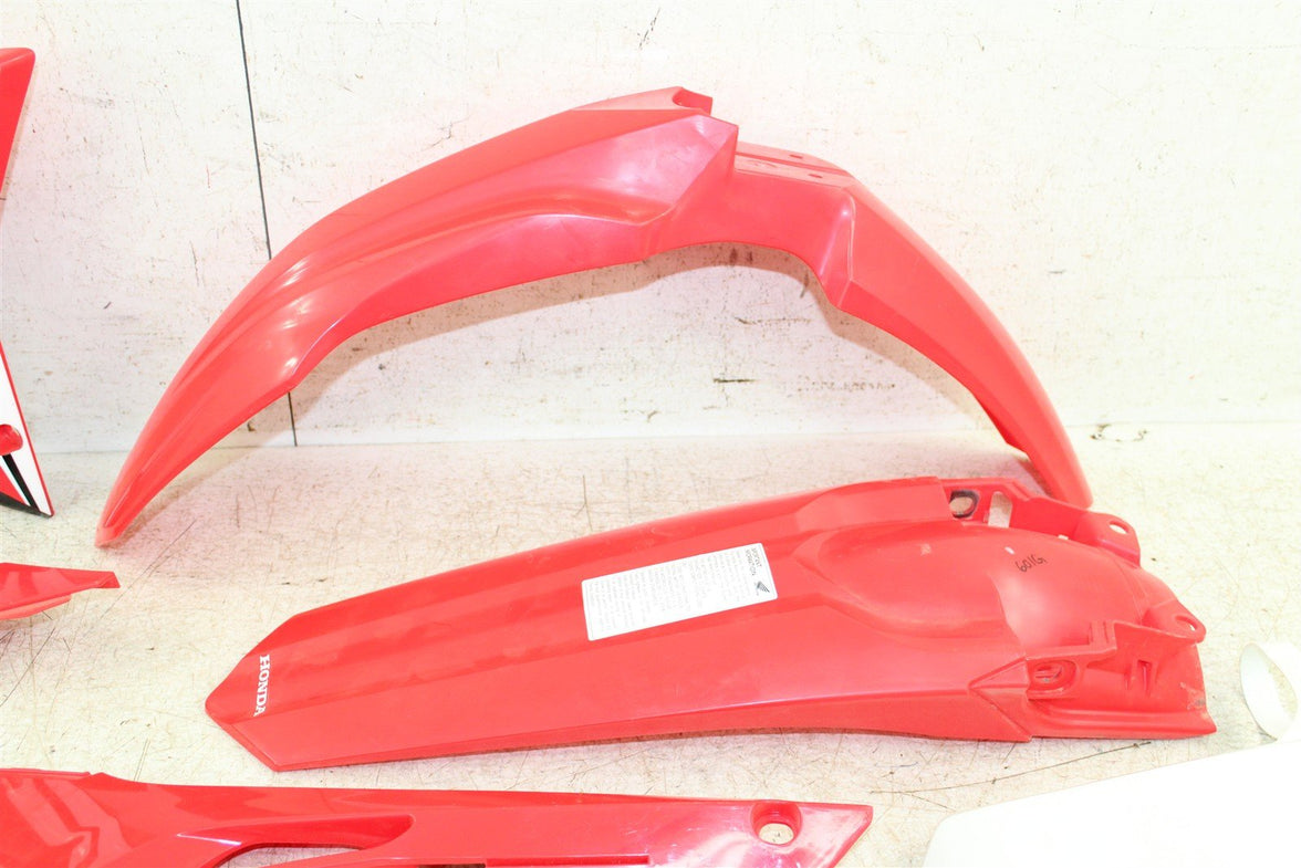 2018 Honda CRF 450R Fender Set Rear Front Number Plates 601G
