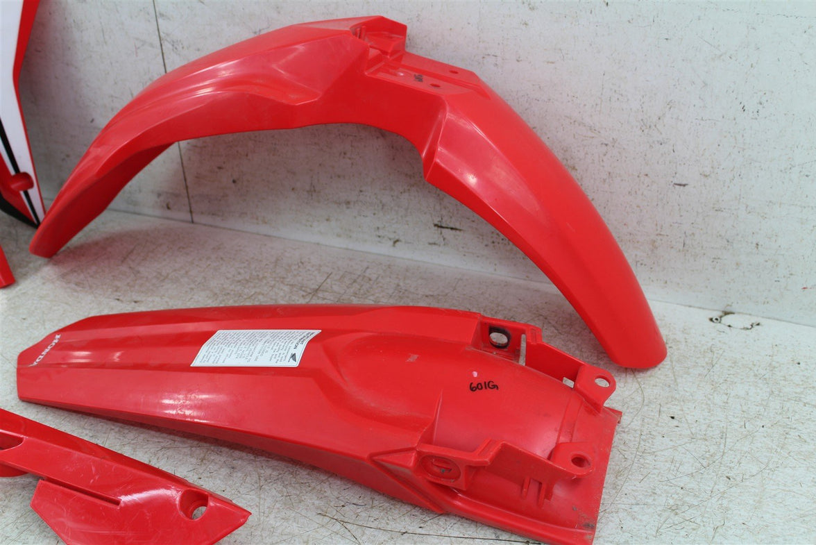 2018 Honda CRF 450R Fender Set Rear Front Number Plates 601G